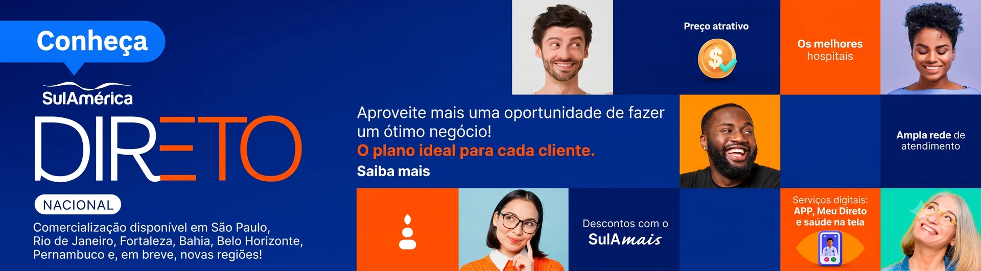 Banner promocional SulAmérica Saúde